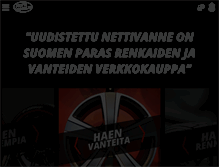 Tablet Screenshot of nettivanne.fi